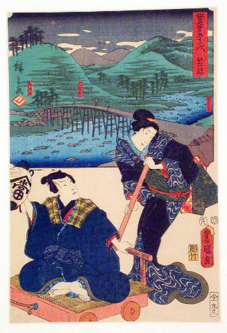 Hakone: Nijiyama, Yumotoya, Sanmaibashi, Tōkaiya; Hatsuhana and Katsugoro from Izari no Adauchi