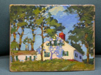 Untitled (House with Trees)