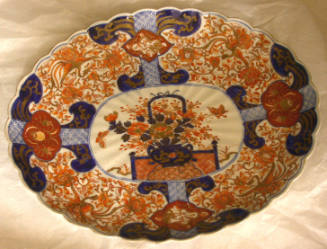 Plate with Floral Design