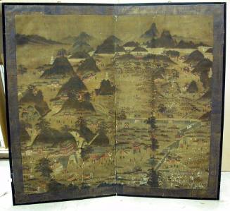 Two-fold Screen: Chinese Landscape
