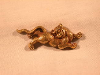 Menuki in the Form of a Lunging Tiger