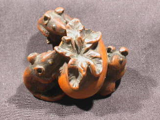 Rats Carrying a Persimmon