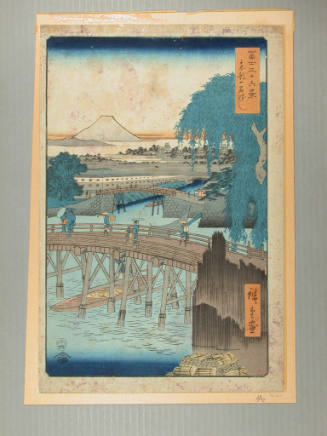 Ichikokubashi Bridge in Edo