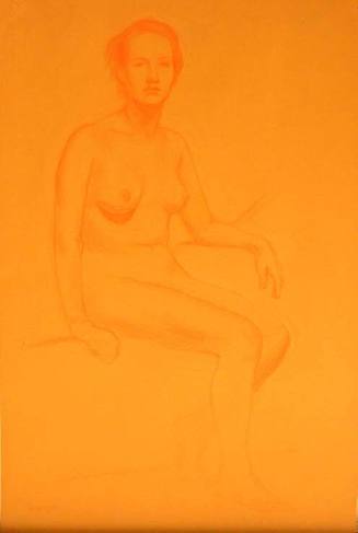 Untitled Study (Seated Nude Woman)