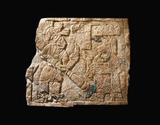 Carved Lintel or Panel with Ritual Scene