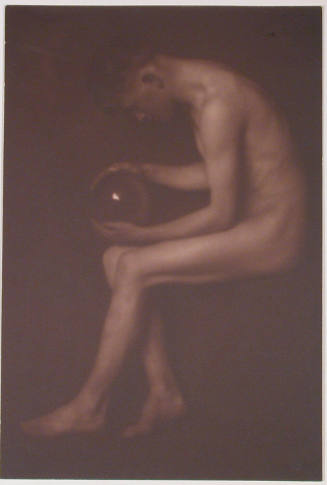 Nude Youth with a Glass Sphere