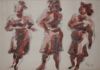 Study of a Woman, Three Poses