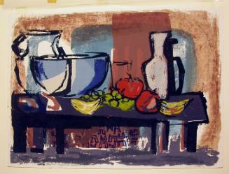 Still Life with Blue Bowls and Fruit