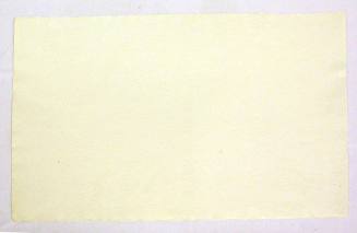 Sheet of beige hand-made laid paper with Dard Hunter Watermark