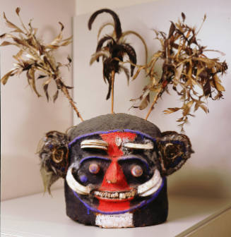 Double-Faced Headdress Mask for Nalawan Ritual