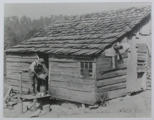 "Rear view of the McHaffie homestead at Powell Station, Route #1, Knox County, Tennessee.", 10/20/1933