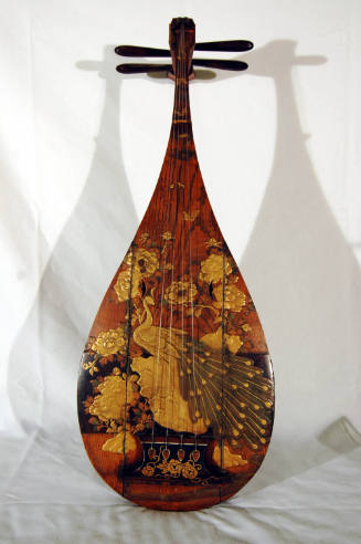 Biwa: musical instrument with three strings