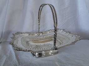 Silver Cake Basket