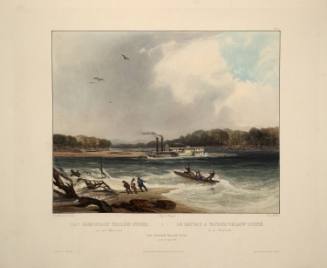 The steamer Yellow-Stone on the 19th April 1833