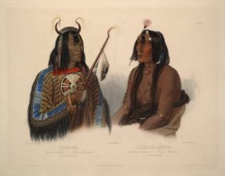 Noápeh, an Assiniboin Indian; Psíhdjä-Sáhpa, A Yanktonan Indian