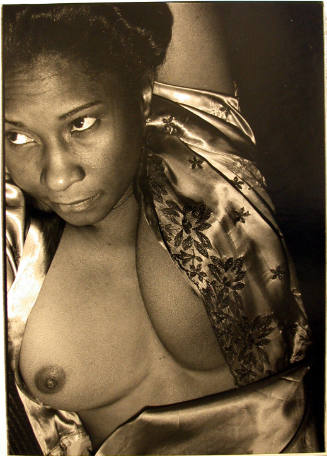 Black Nude in Robe, 1940