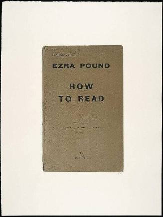 How to Read (Ezra Pound)