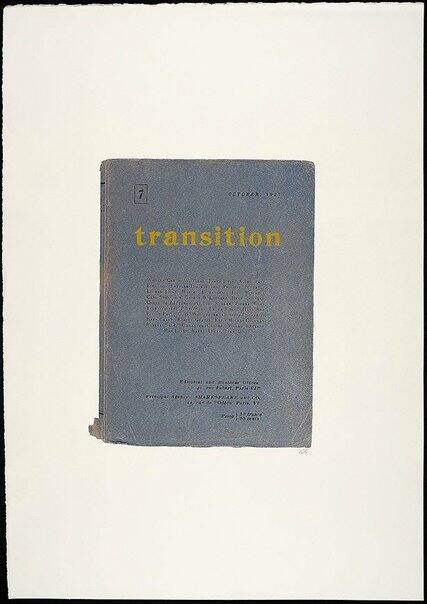 transition Volume 7 (William Carlos Williams, James Joyce, Henri Solveen, Pierre Minet, Laura Riding,  Hart Crane, Pierre Riverdy)
