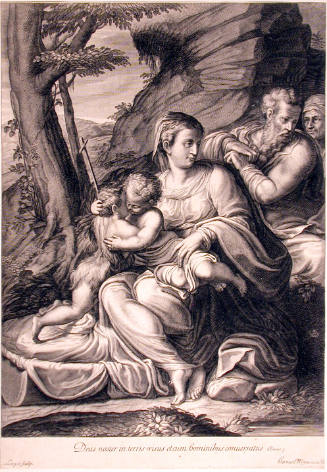 The Holy Family with Saint Anne and Saint John