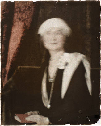 Woman Wearing a White Hat