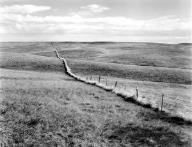 Line Fence, Buffalo Gap National Grassland, South Dakota