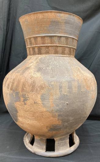 Long-Necked Footed Jar