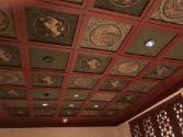 temple ceiling tiles in Gallery 111
