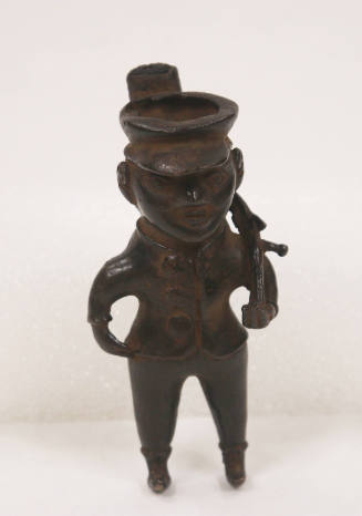 Bowl of a Tobacco Pipe in the Form of a European Soldier