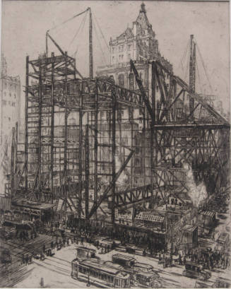 Paramount Building in Construction