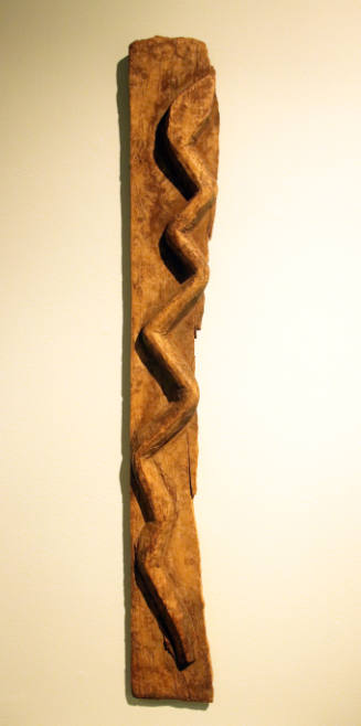 Fragment (door?) with lizard carved in relief