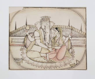 Ganesha and Devotee