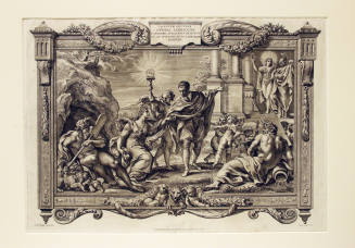 Annibale Carracci Introduces Painting to Apollo and Minerva
