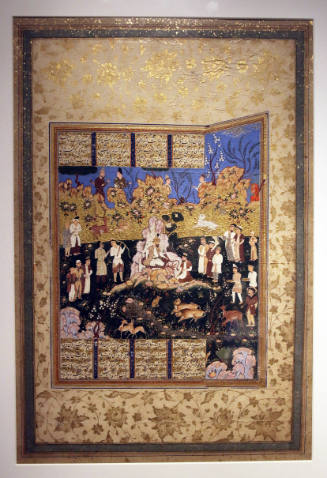 The Court of Kayumars, Page from the Shahnameh (Book of Kings)