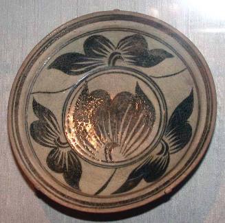 Plate with Lotus Design