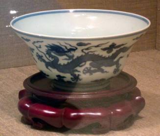 Bowl with Dragon Design