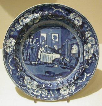 Soup Plate (Dr. Syntax Mistakes a Gentleman's House for an Inn)