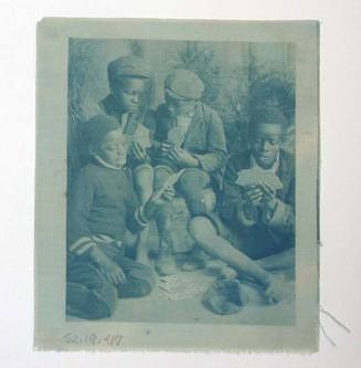 Four Boys Playing Cards (Southern Pines, North Carolina)