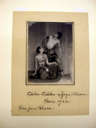 Takka-Takka and Yoga-Taro, Javanese Dancers