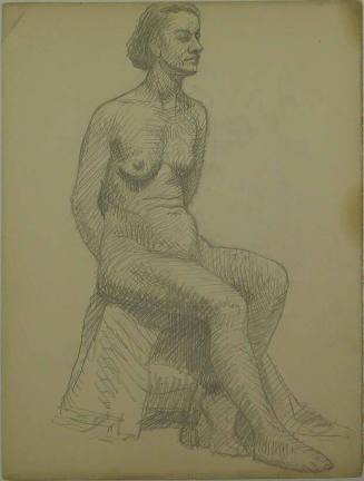 Female Nude Study (Seated)