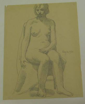 Female Nude Study (Seated)