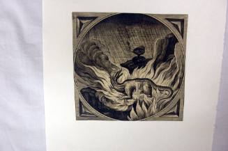 Possible Illustration from a Book of Fables or Children's Stories: One of Seven Steel Engravings
