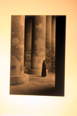 Untitled (Egyptian Temple with Standing Arab)