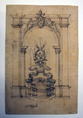 Project for the Fountain in the Cortile of San Domaso I,  The Vatican