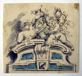 Recto: Study for an Overdoor: A Group of Putti