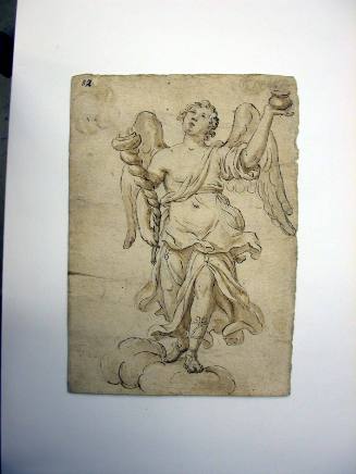 Study of an Angel Holding a Smoking Urn and a Cornucopia
