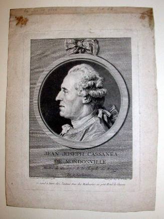 Portrait of Jean Joseph Cassanea de Mondonville