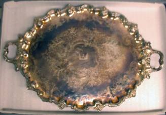 Oval Footed Tray