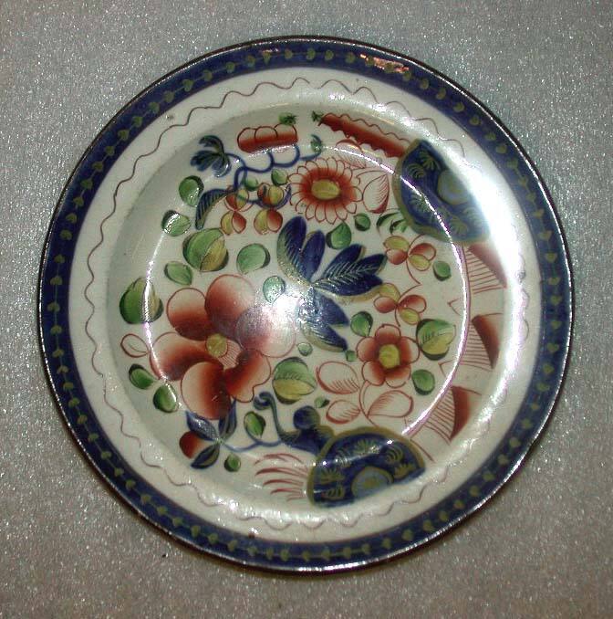 Gaudy Dutch Saucer