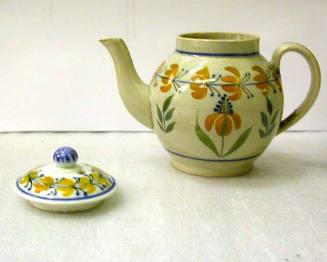 Miniature Teapot with Cover: Lily Design