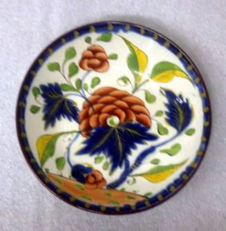 Gaudy Dutch Saucer